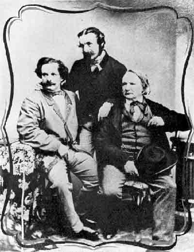 Victor Hugo et ses 2 fils