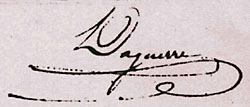 Signature de Daguerre, n°3.1