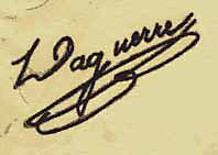 Signature de Daguerre, n°1