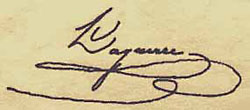 Daguerre's signature #4.2
